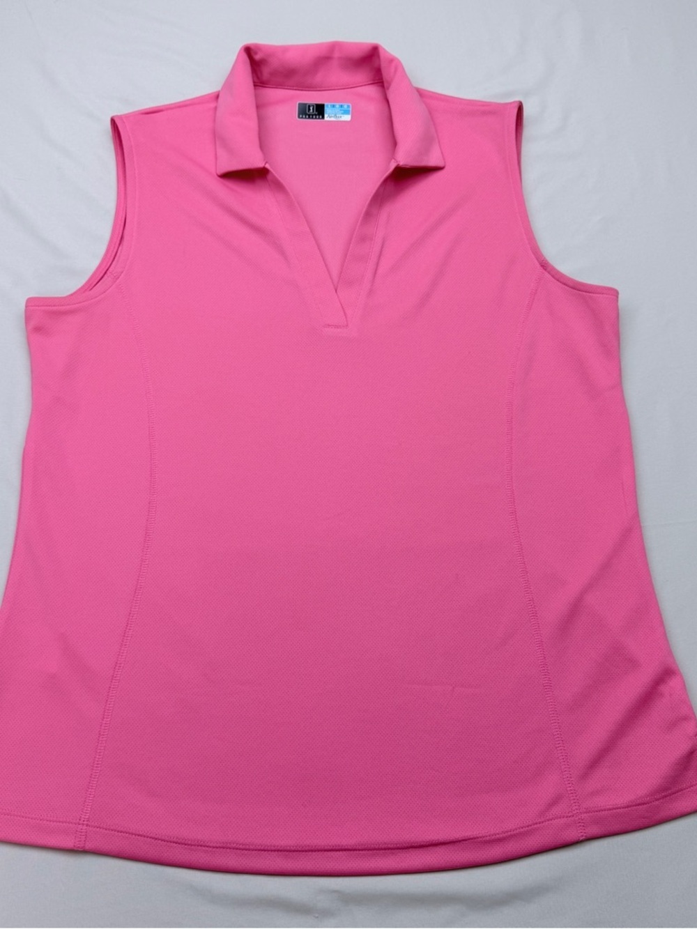 PGA Tour Pink Sleeveless Polo Tank
